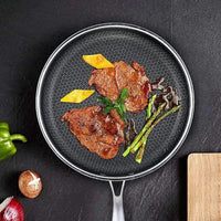 Edelstahl-Bratpfanne mit Antihaft-Pixeldesign – Novyra