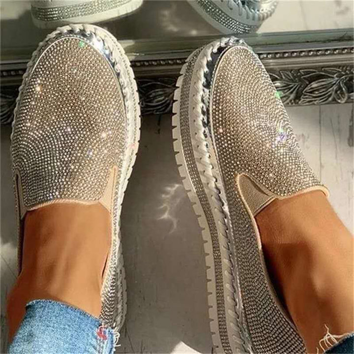 Glänzender Damen-Loafer mit Komfortsohle – Teyla