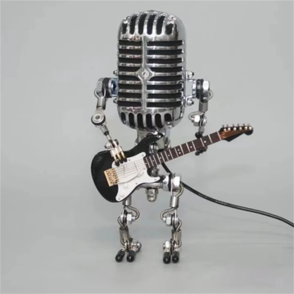 Decoratieve Microfoon Robotlamp met Gitaar – Max
