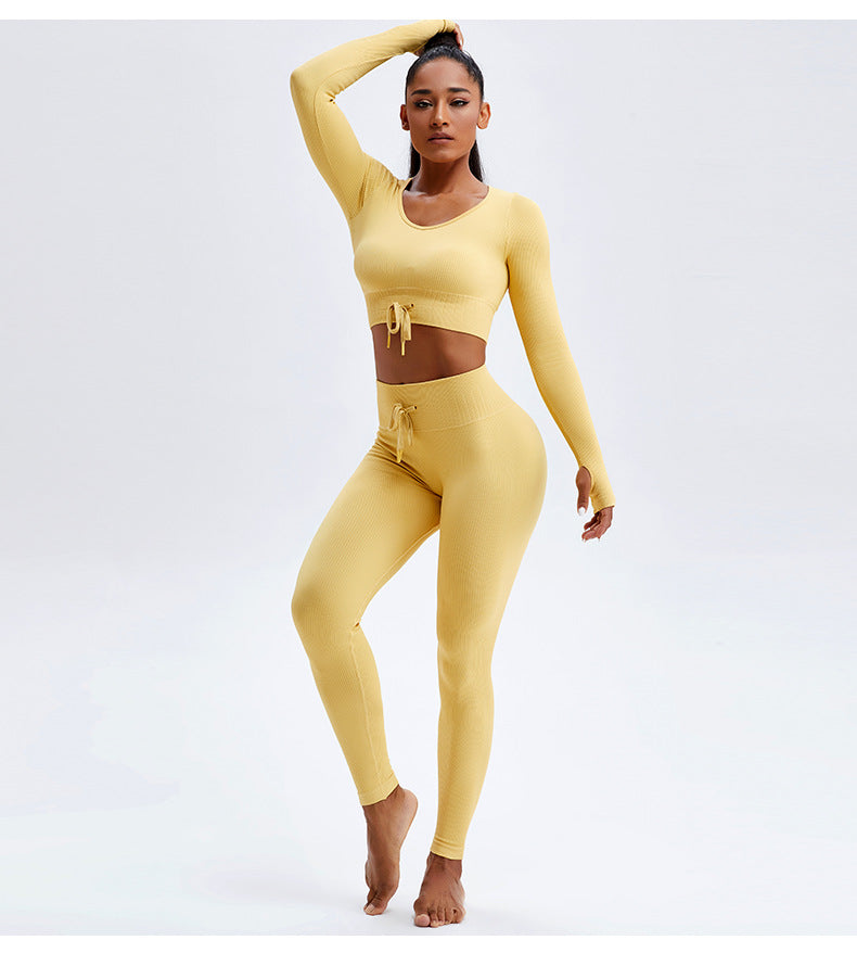 Rikky Geripptes Fitness Set | Ideal für alle Sport- und Yogaaktivitäten!