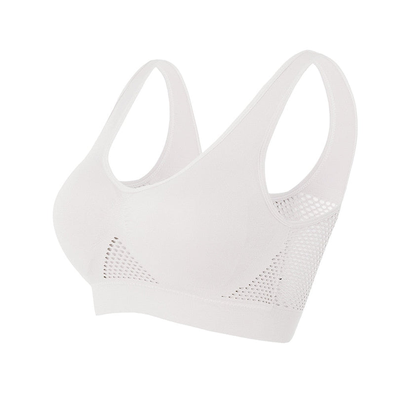 Ademende Mesh Sport BH - Sofia