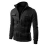 Herren Zip-Up Jacke mit Stehkragen – Carlo