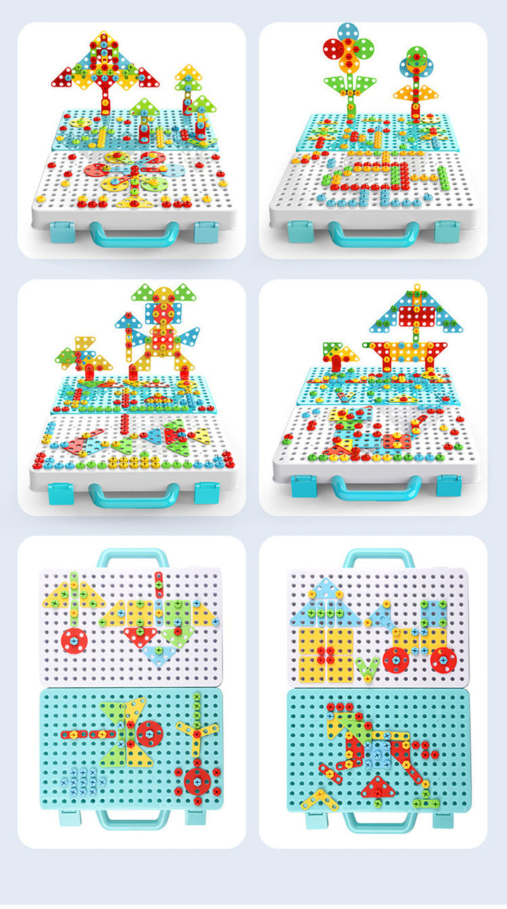 Creatieve Bouwset met Speelgoedboor - BuildyDrill