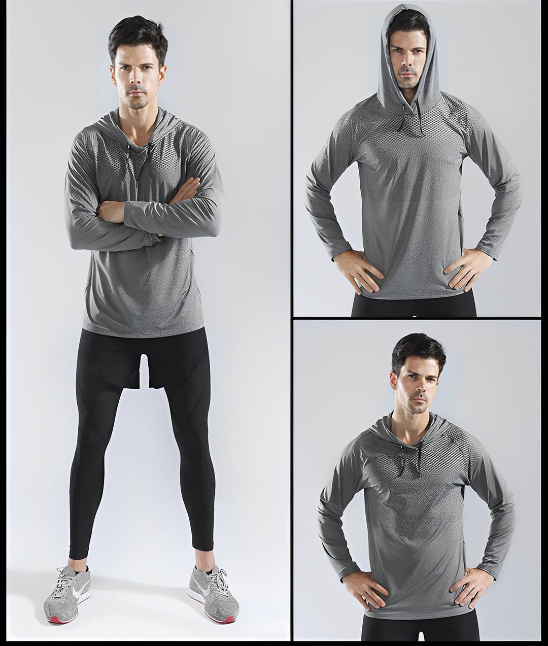 Stijlvol en Comfortabel Fitness-Sweatshirt met Capuchon - Niko