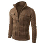 Herren Zip-Up Jacke mit Stehkragen – Carlo