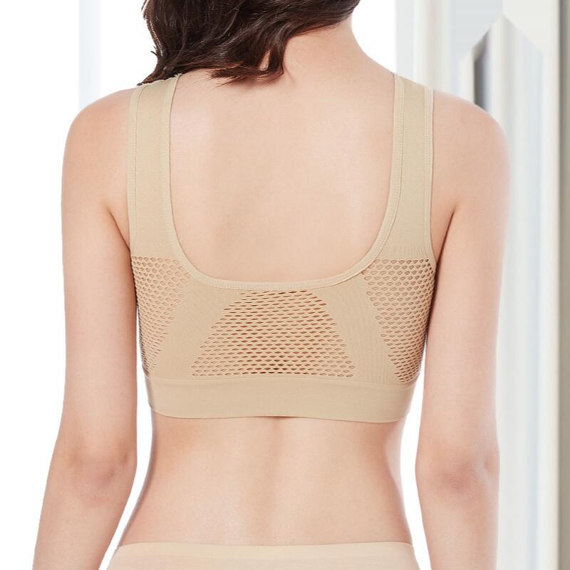 Ademende Mesh Sport BH - Sofia