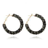 Party Earrings | Hoops with beautiful glitter