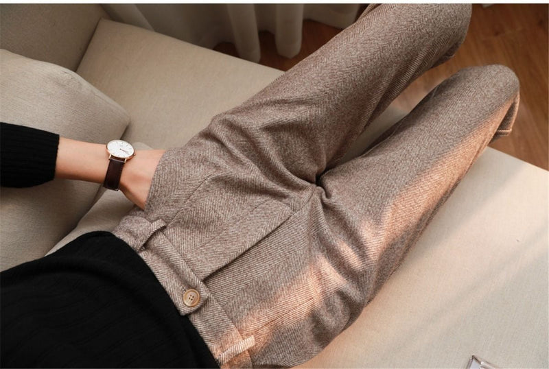 Dames Harembroek van Wol voor Herfst & Winter – Amara