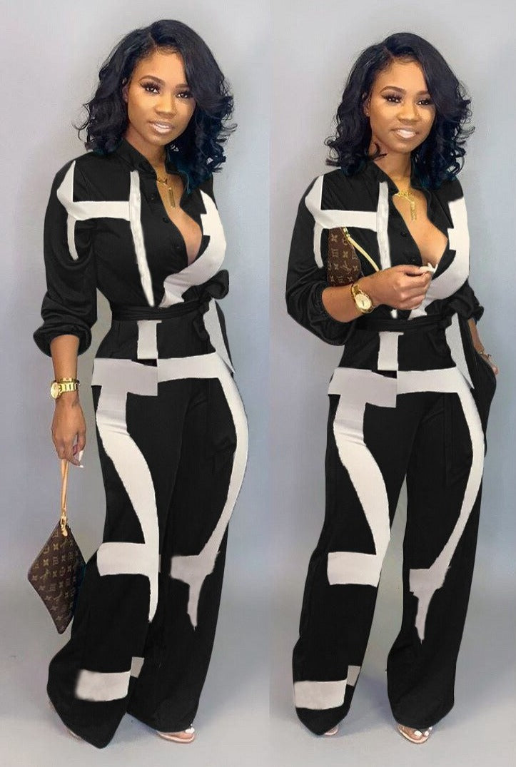 Stilvoller Jumpsuit mit langen Ärmeln - Nola