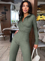 Clover Jumpsuit | Mit ausgestellten Hosenbeinen