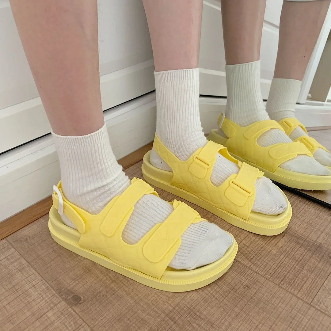 Trendy Plateau Dames Sandalen in Koreaanse Stijl – Alina