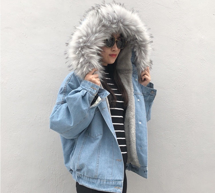 BellasJacket I Denim Winterjas Voor Dames