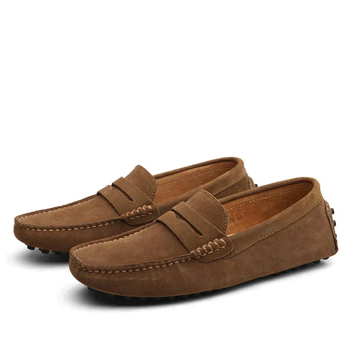 Italienische Wildleder-Loafer - Lorenzo
