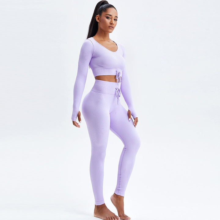 Rikky Geripptes Fitness Set | Ideal für alle Sport- und Yogaaktivitäten!