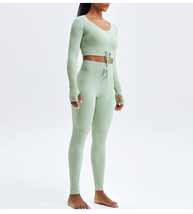 Rikky Geripptes Fitness Set | Ideal für alle Sport- und Yogaaktivitäten!
