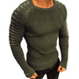 Gestrickter Herrenpullover mit Streifendetails – Lukas Herbstausgabe