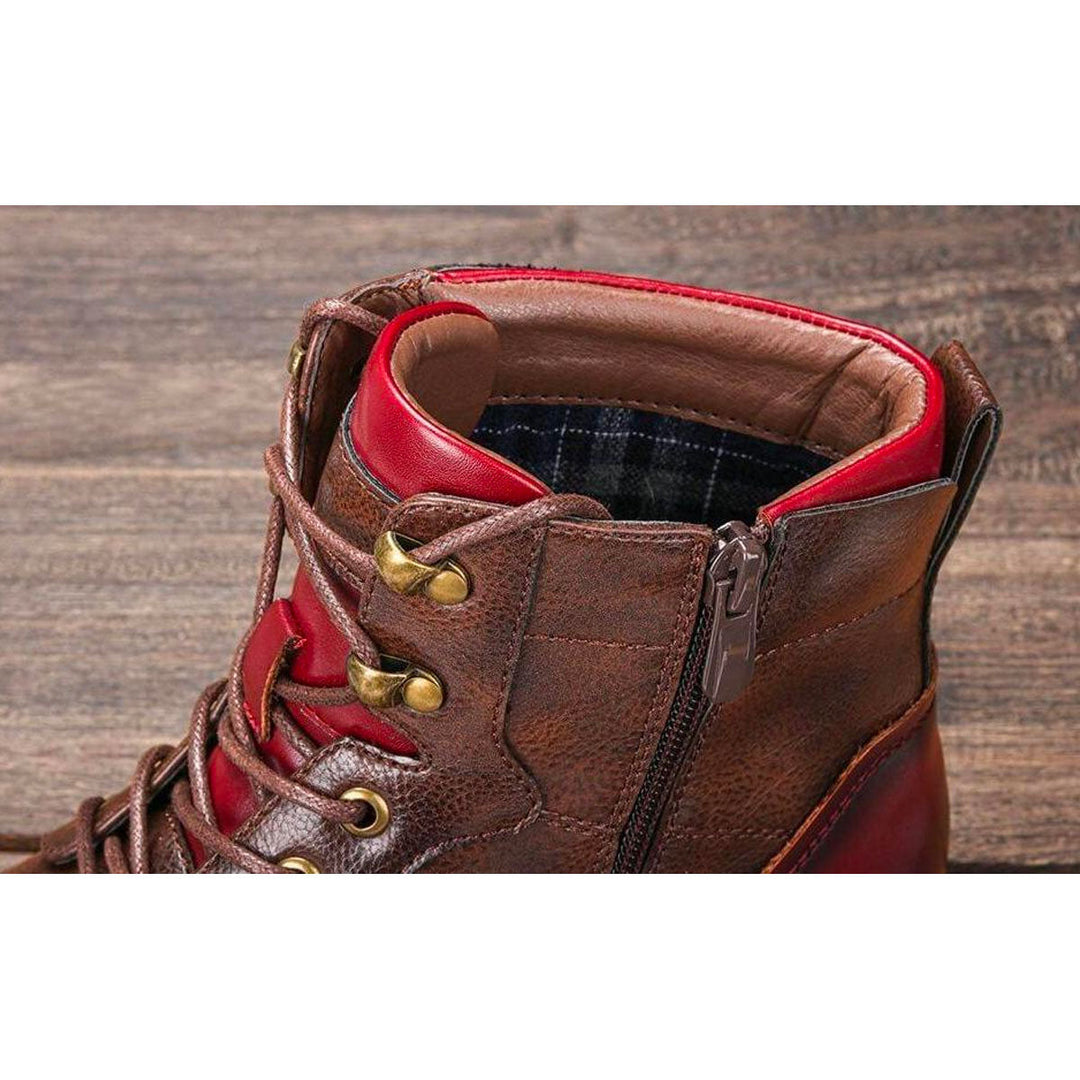 Braune Herren Oxford Stiefel – Jules