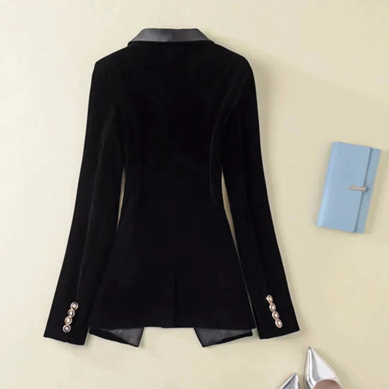 Samtiger Damenblazer - Vivienne