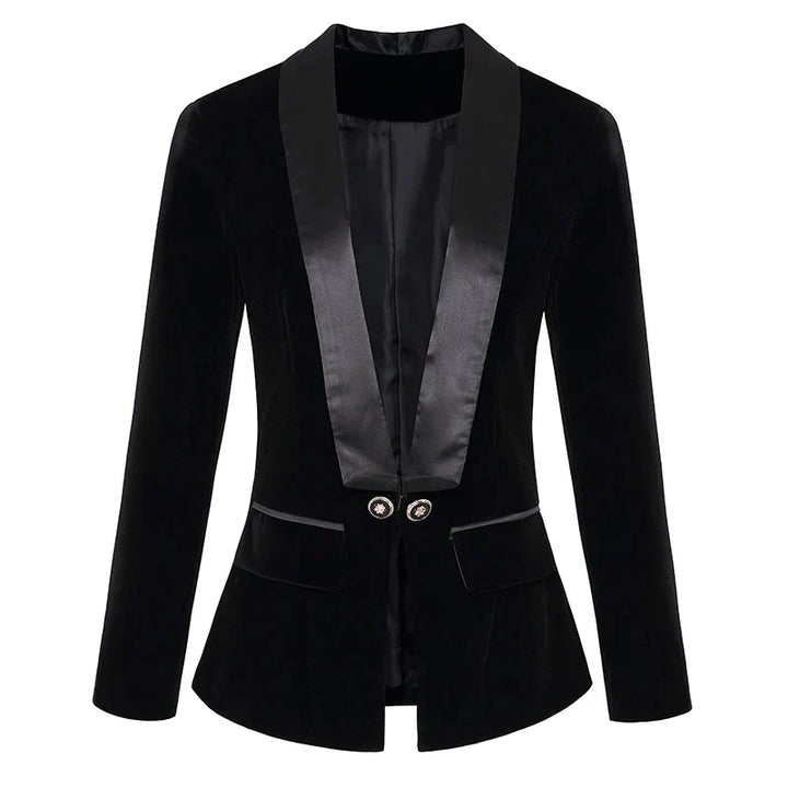 Samtiger Damenblazer - Vivienne
