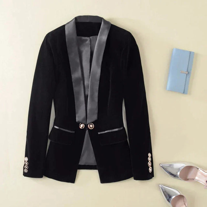 Samtiger Damenblazer - Vivienne