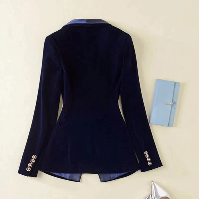 Samtiger Damenblazer - Vivienne
