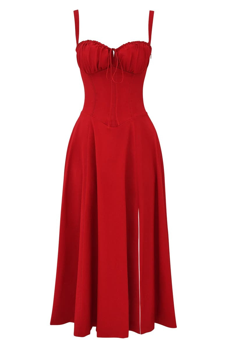 Bustier-Sommerkleid mit Taillenkorsett - Isabella