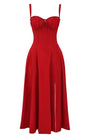 Bustier-Sommerkleid mit Taillenkorsett - Isabella