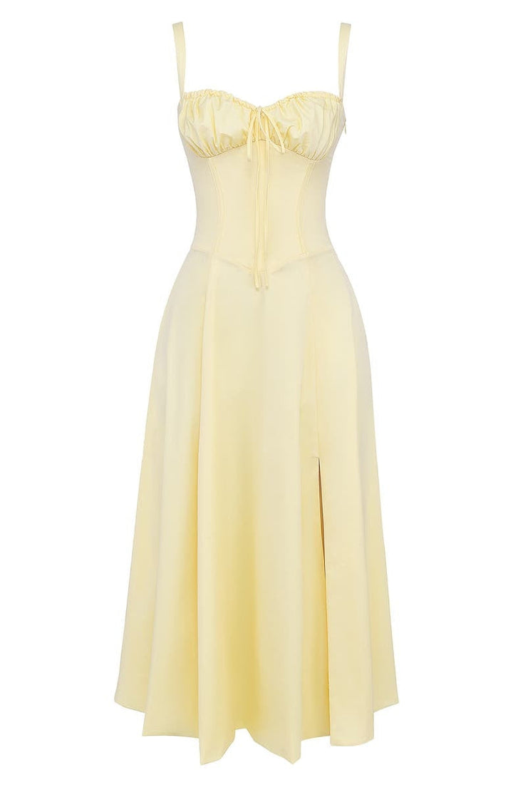 Bustier-Sommerkleid mit Taillenkorsett - Isabella