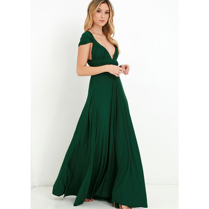 Langes Kleid mit mehreren Stilen für verschiedene Looks - Eva