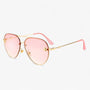 Vintage Piloten-Sonnenbrille mit Bienendetail – Halcyon