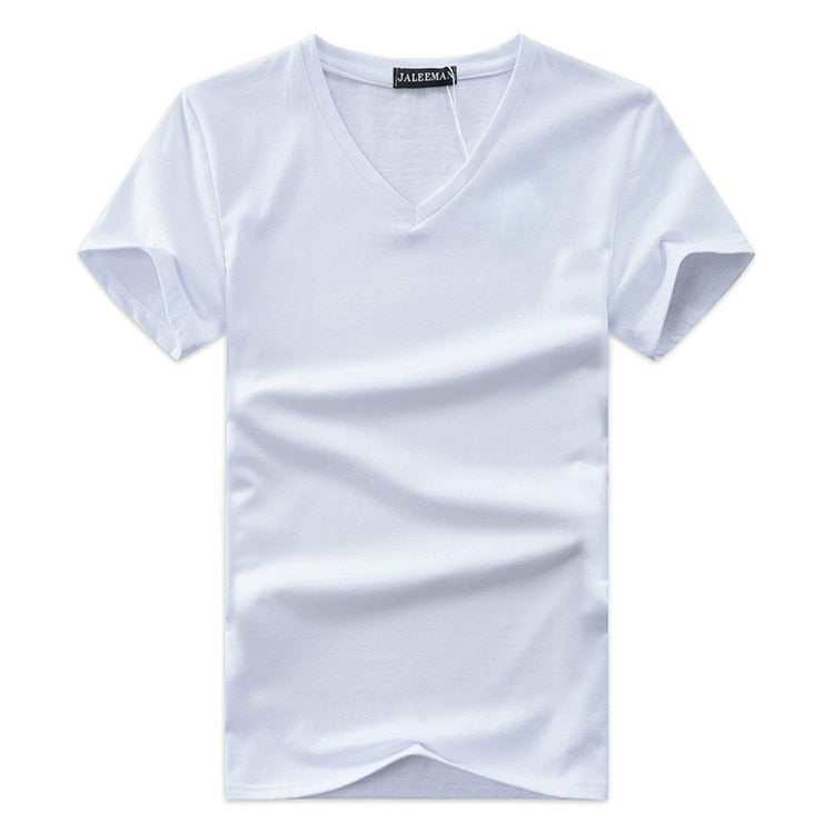 Slim Fit V-neck T-shirt men – Jonas