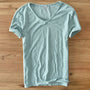 Leichtes Leinen V-Ausschnitt Shirt für Herren – Atmungsaktiv & sommerlich – Thilo
