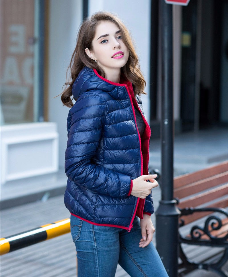 Stilvolle Wende-Daunenjacke für Damen - Aurora