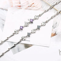 Four-Leaf Clover Lucky Bracelet | With Beautiful Stones