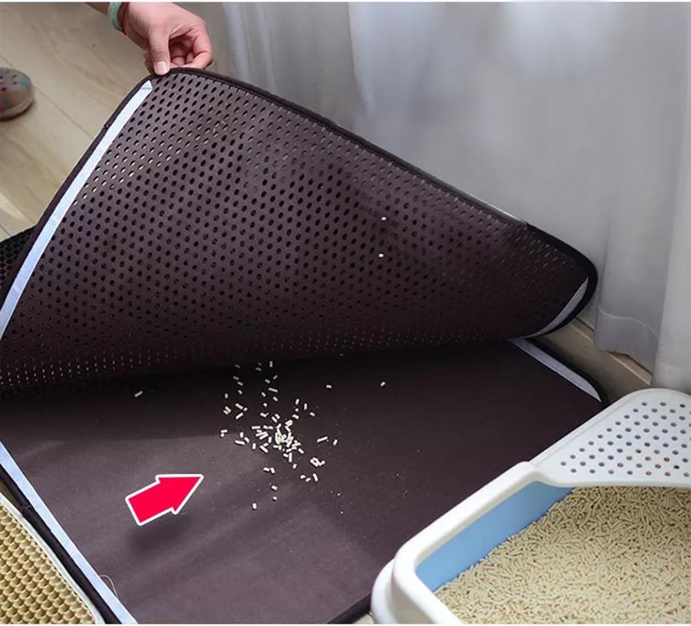 Catch mat for cat litter | Never have cat litter all over your house again