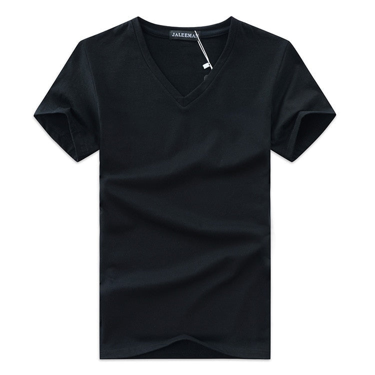 Slim Fit V-neck T-shirt men – Jonas