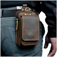 Leder Herren Bauchtasche - LeatherGuard Pro