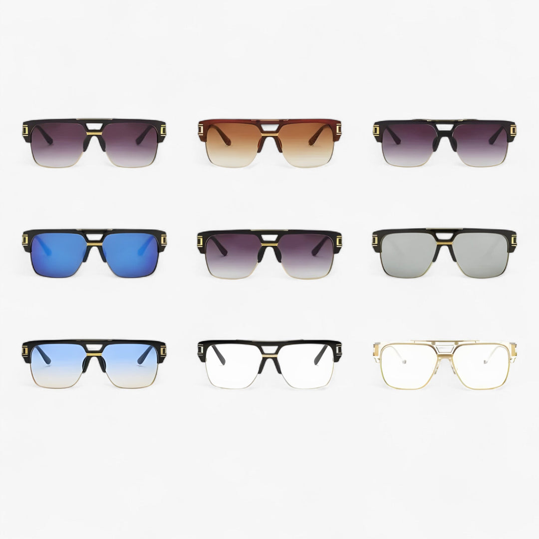 Klassieke Uniseks Spiegelende Zonnebril - Lynor