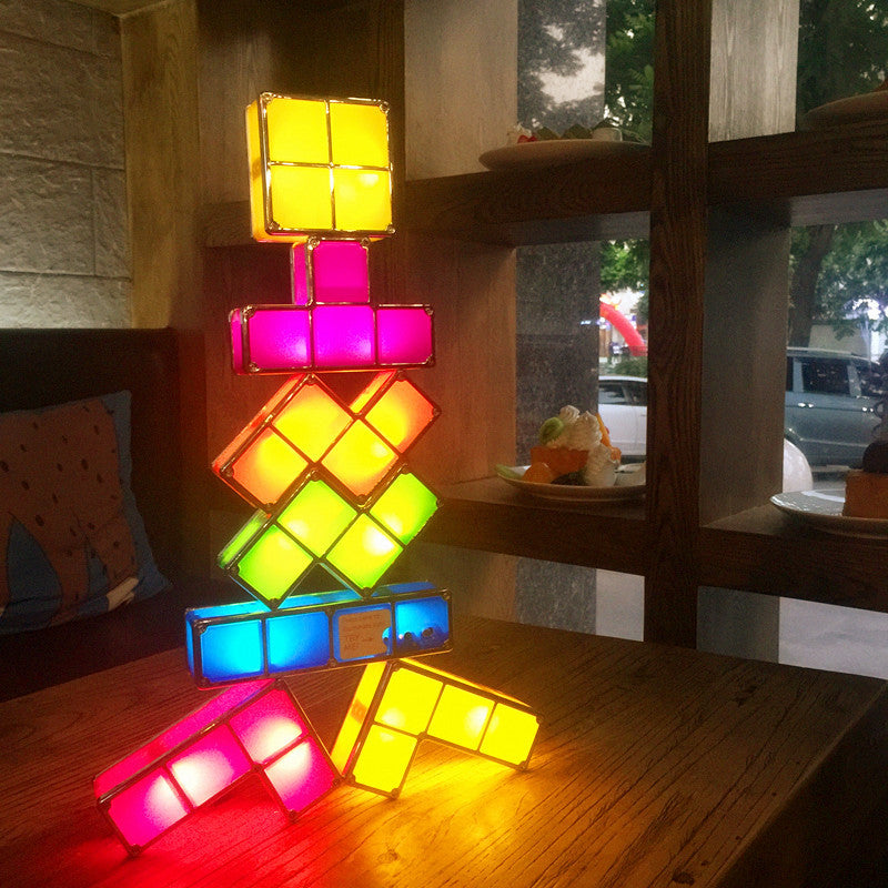 Modulare Tetris-Lampe - LumiBlocks