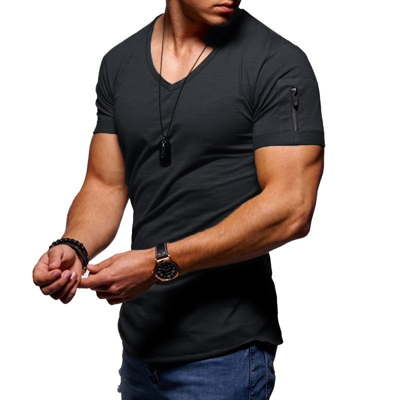 Herren V-Ausschnitt Sportshirt – Milan