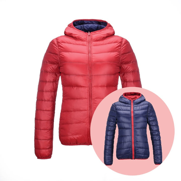 Stilvolle Wende-Daunenjacke für Damen - Aurora