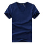 Slim Fit V-Ausschnitt T-Shirt für Herren – Jonas