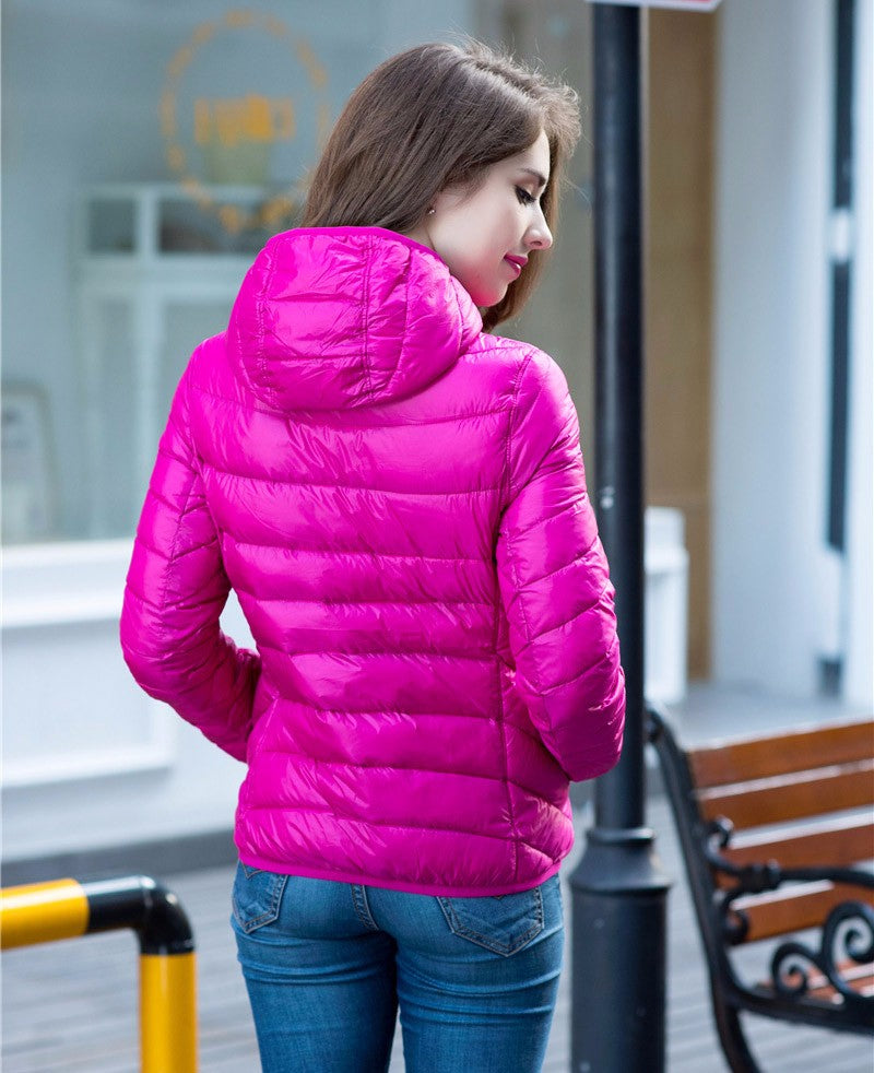 Stilvolle Wende-Daunenjacke für Damen - Aurora