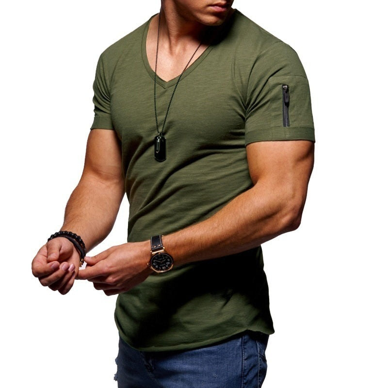 Herren V-Ausschnitt Sportshirt – Milan