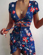 Britney Sommerkleid | Sexy Wickelkleid für den Sommer
