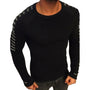 Gestrickter Herrenpullover mit Streifendetails – Lukas Herbstausgabe