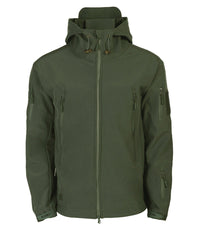 Herren Softshelljacke mit Kapuze - Titan