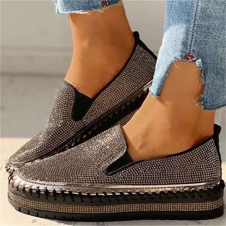Glänzender Damen-Loafer mit Komfortsohle – Teyla
