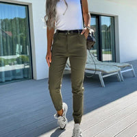 Khaki Chino Pants - Elise