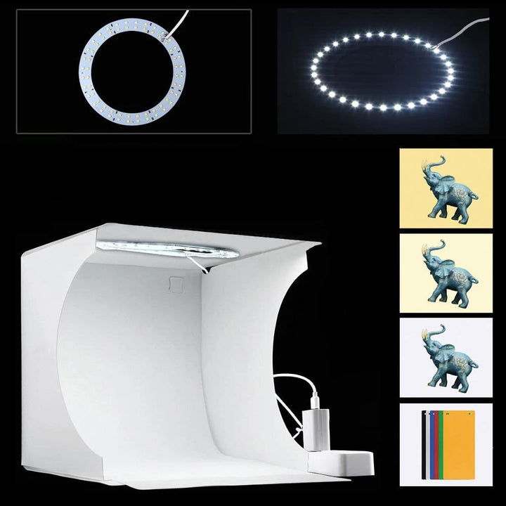 Draagbare Fotostudio met LED-Verlichting – LumiCube